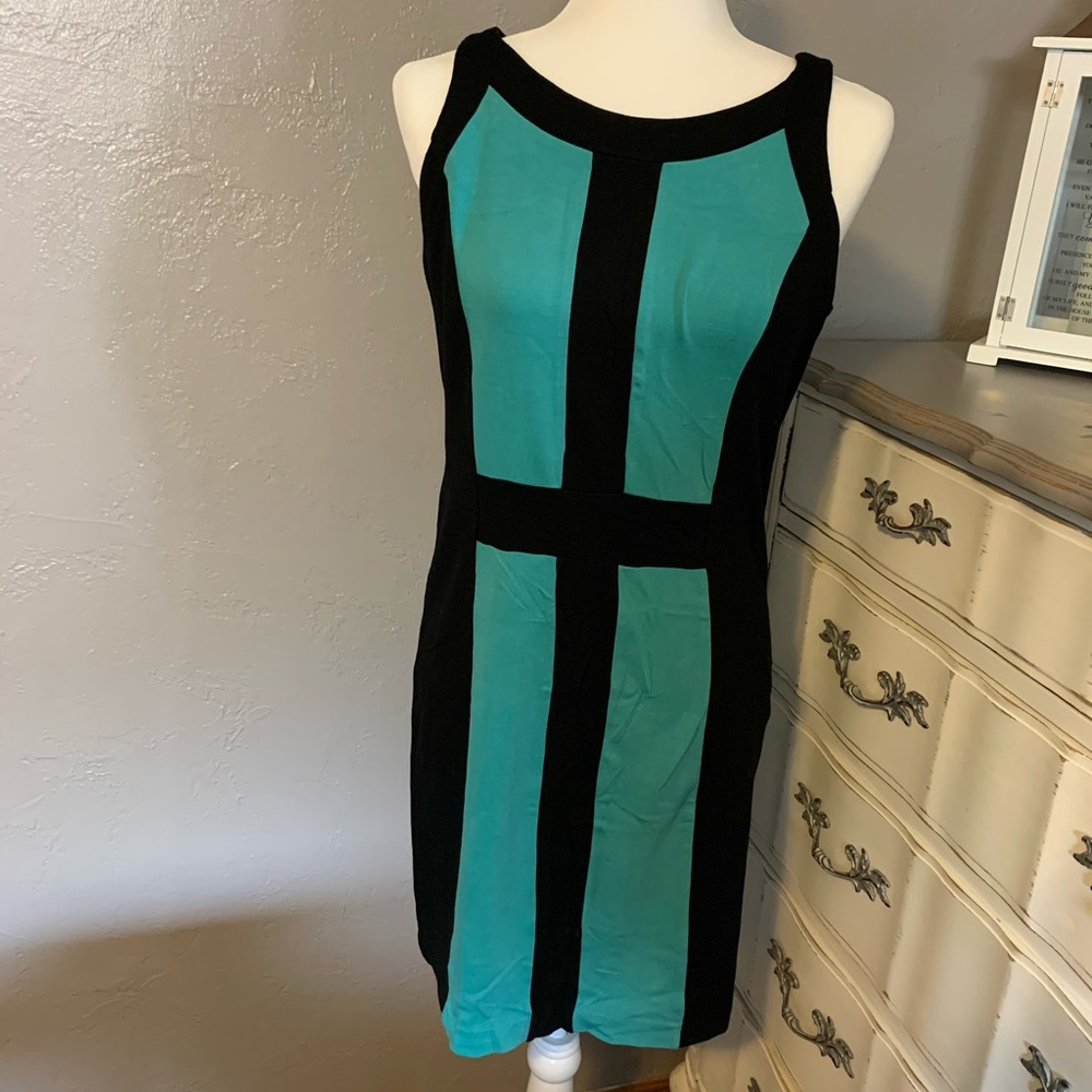 *2 for 20!* Kensie black & teal dress